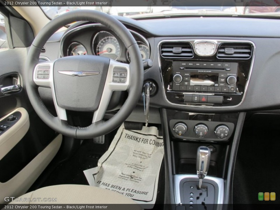 Black/Light Frost Interior Dashboard for the 2012 Chrysler 200 Touring Sedan #61711353