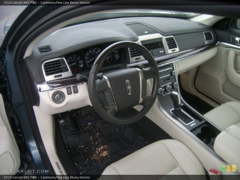 Cashmere/Fine Line Ebony Interior Photo for the 2010 Lincoln MKS FWD #61713621