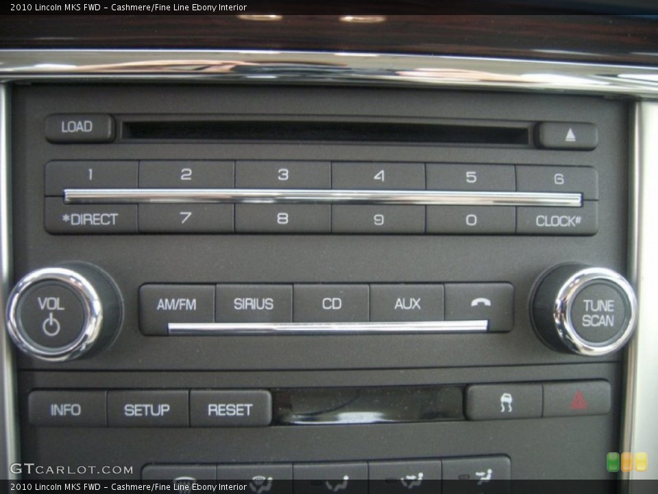 Cashmere/Fine Line Ebony Interior Audio System for the 2010 Lincoln MKS FWD #61713681