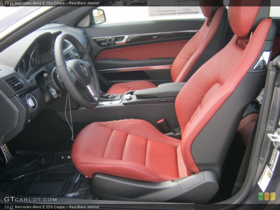 Red/Black Interior Photo for the 2012 Mercedes-Benz E 350 Coupe #61714320