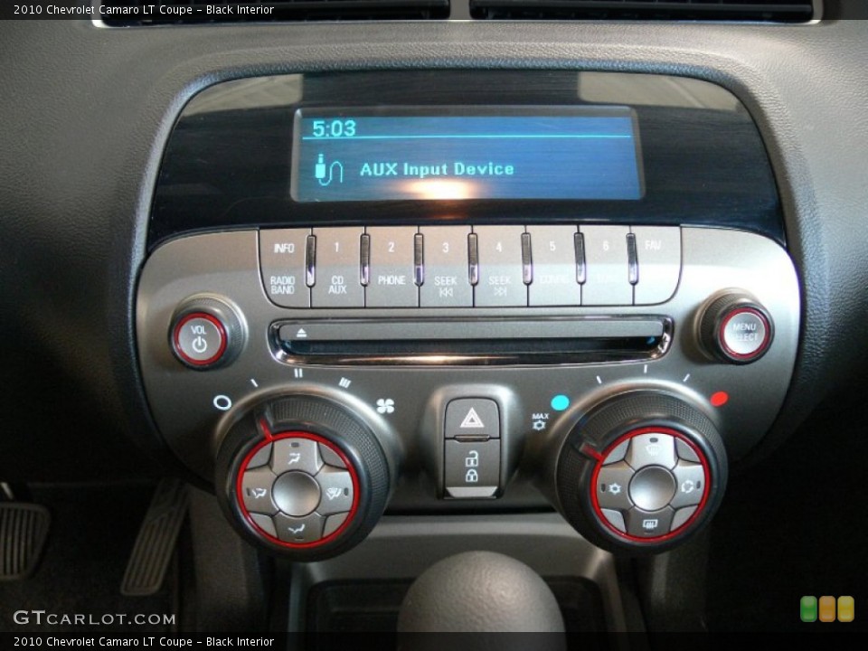 Black Interior Audio System for the 2010 Chevrolet Camaro LT Coupe #61715148