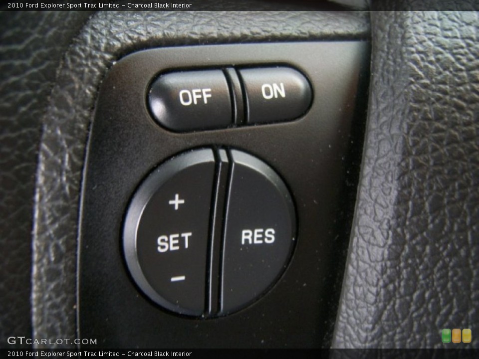 Charcoal Black Interior Controls for the 2010 Ford Explorer Sport Trac Limited #61716081