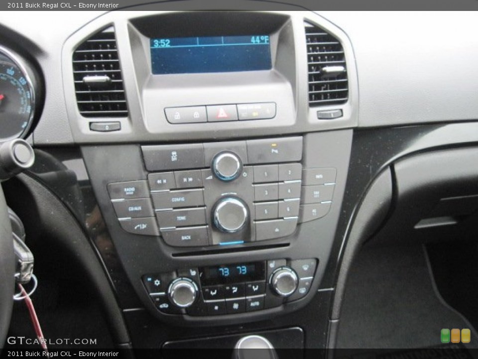 Ebony Interior Controls for the 2011 Buick Regal CXL #61717134