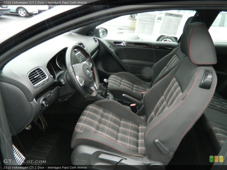 Interlagos Plaid Cloth Interior Photo for the 2010 Volkswagen GTI 2 Door #61717693