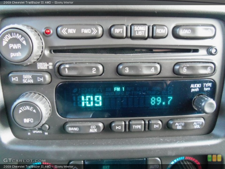 Ebony Interior Audio System for the 2009 Chevrolet TrailBlazer SS AWD #61718442