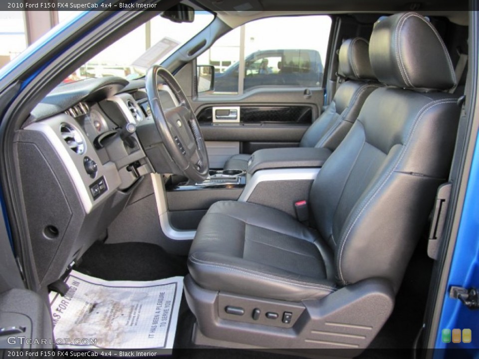 Black Interior Photo for the 2010 Ford F150 FX4 SuperCab 4x4 #61718670