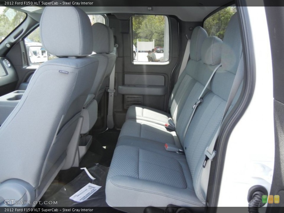 Steel Gray Interior Rear Seat for the 2012 Ford F150 XLT SuperCab #61718847