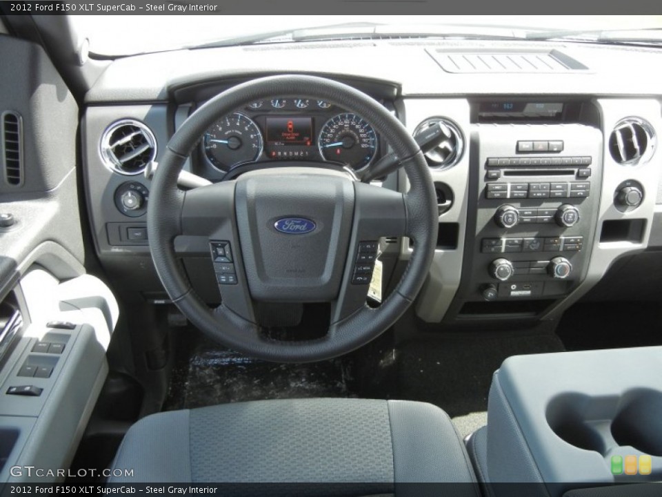 Steel Gray Interior Dashboard for the 2012 Ford F150 XLT SuperCab #61718857