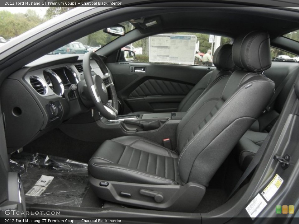Charcoal Black Interior Photo for the 2012 Ford Mustang GT Premium Coupe #61718948