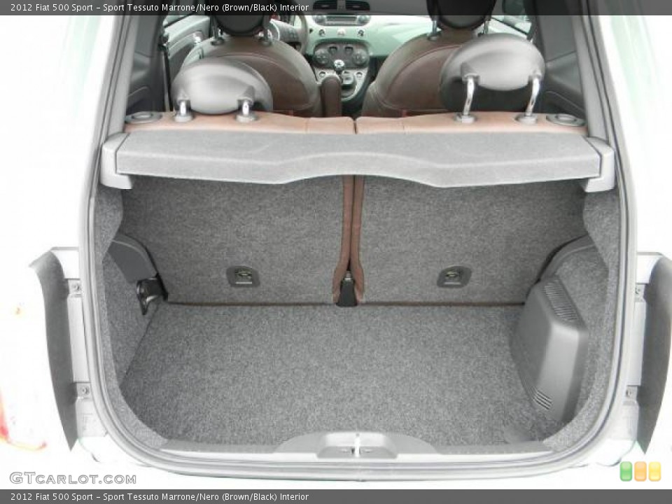 Sport Tessuto Marrone/Nero (Brown/Black) Interior Trunk for the 2012 Fiat 500 Sport #61719222