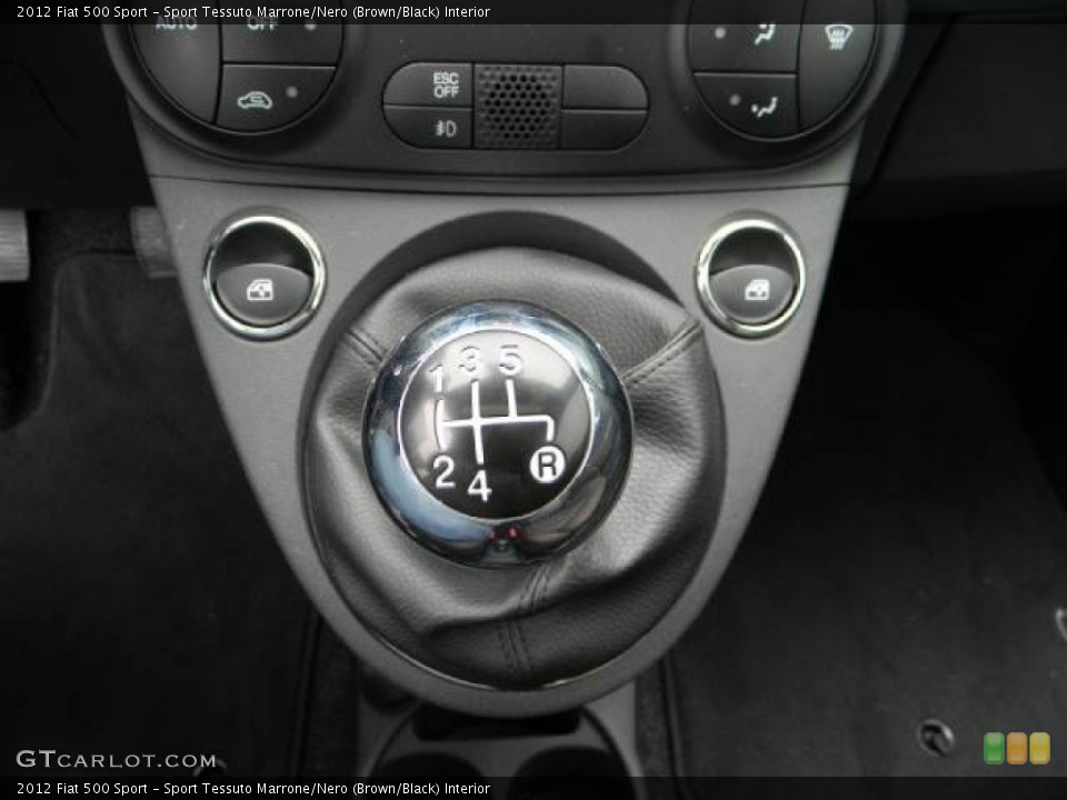 Sport Tessuto Marrone/Nero (Brown/Black) Interior Transmission for the 2012 Fiat 500 Sport #61719299