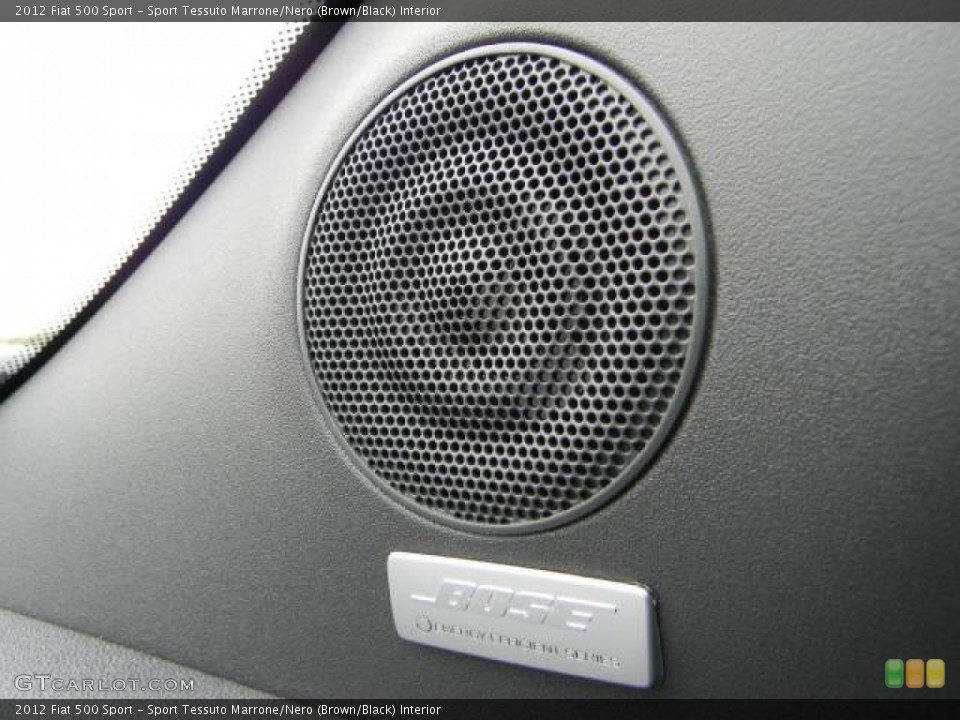 Sport Tessuto Marrone/Nero (Brown/Black) Interior Audio System for the 2012 Fiat 500 Sport #61719312