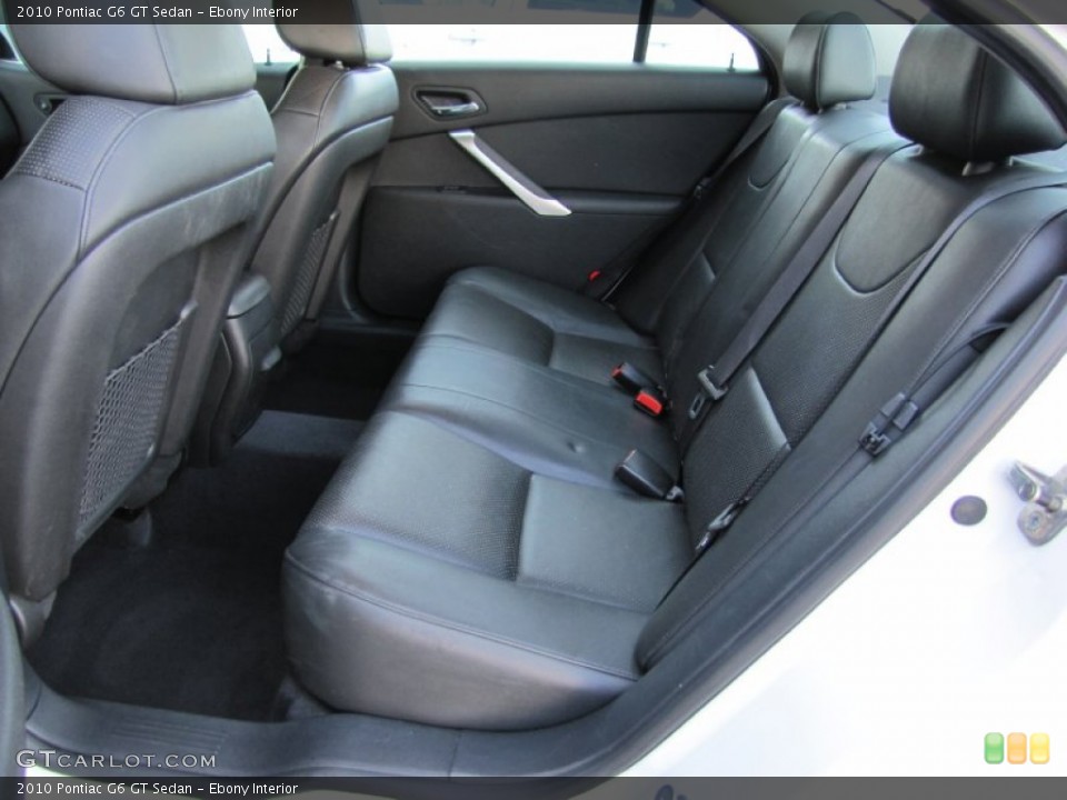 Ebony Interior Photo for the 2010 Pontiac G6 GT Sedan #61719738