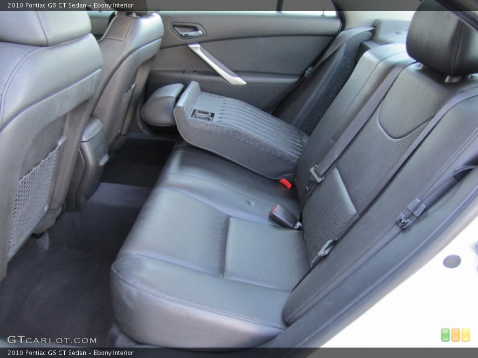 Ebony Interior Photo for the 2010 Pontiac G6 GT Sedan #61719744