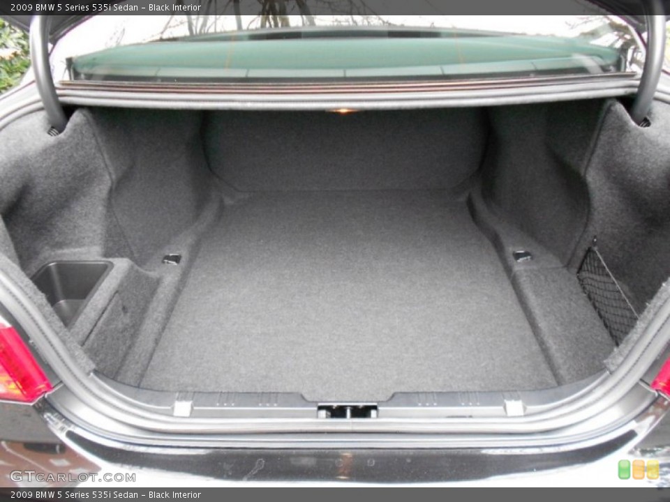 Black Interior Trunk for the 2009 BMW 5 Series 535i Sedan #61720491