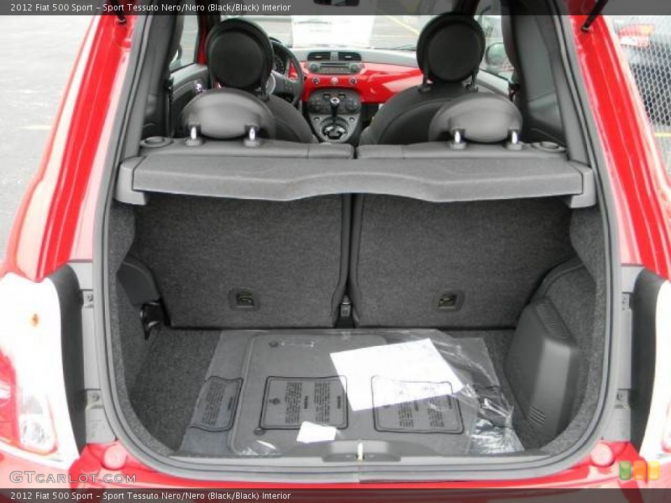 Sport Tessuto Nero/Nero (Black/Black) Interior Trunk for the 2012 Fiat 500 Sport #61720923