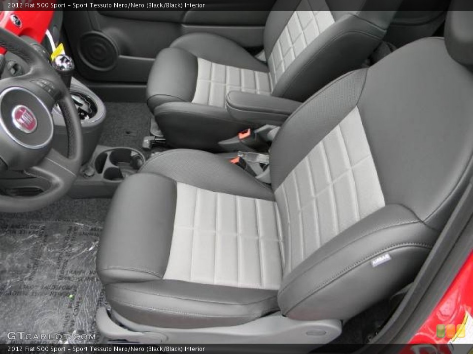 Sport Tessuto Nero/Nero (Black/Black) Interior Photo for the 2012 Fiat 500 Sport #61720941