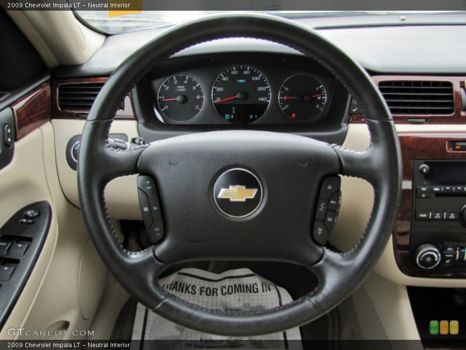 Neutral Interior Steering Wheel for the 2009 Chevrolet Impala LT #61721058