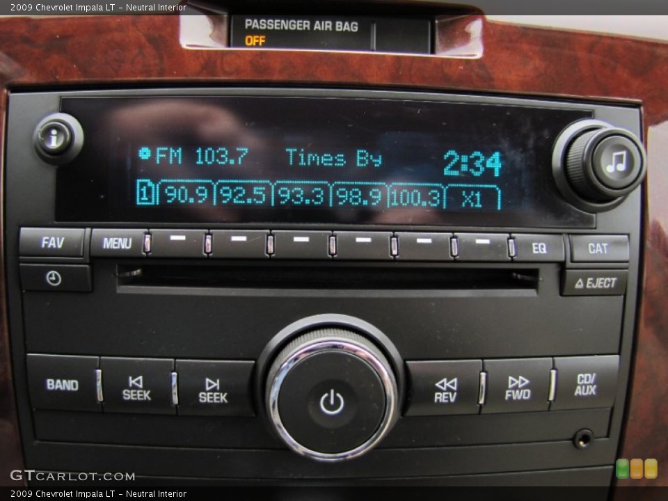 Neutral Interior Audio System for the 2009 Chevrolet Impala LT #61721127