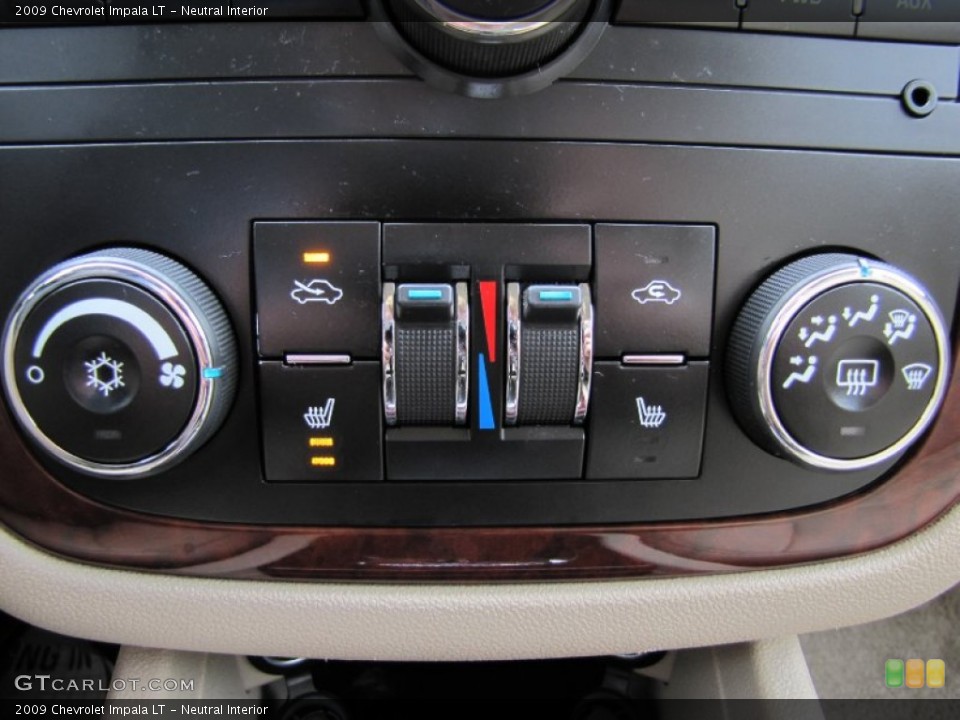 Neutral Interior Controls for the 2009 Chevrolet Impala LT #61721136