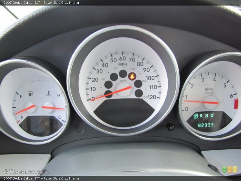 Pastel Slate Gray Interior Gauges for the 2007 Dodge Caliber SXT #61721322