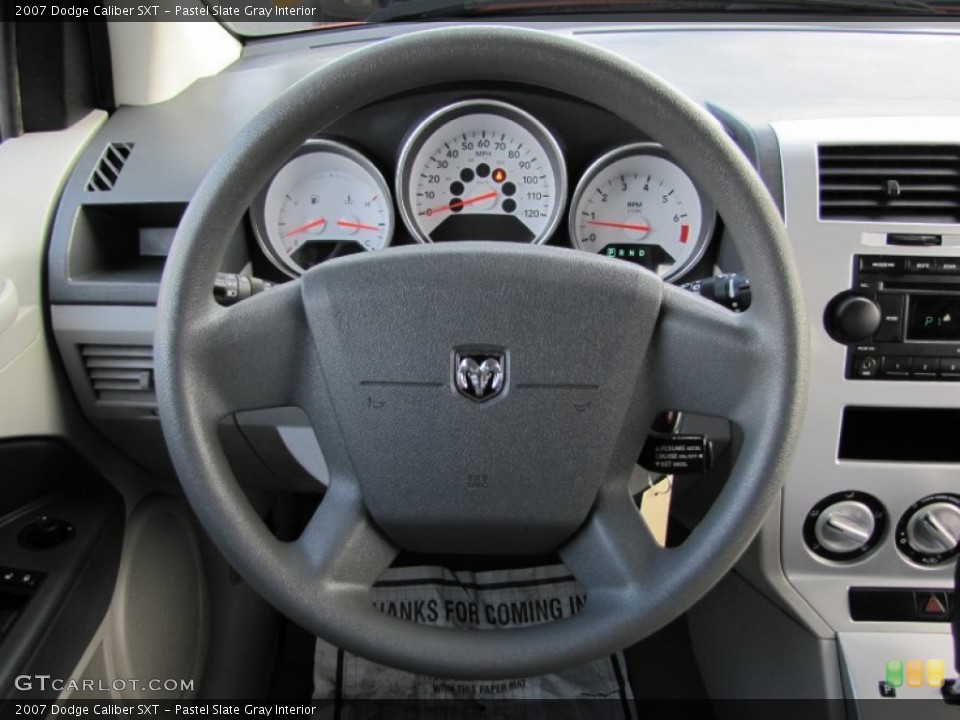Pastel Slate Gray Interior Steering Wheel for the 2007 Dodge Caliber SXT #61721331