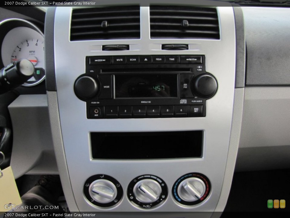 Pastel Slate Gray Interior Controls for the 2007 Dodge Caliber SXT #61721358