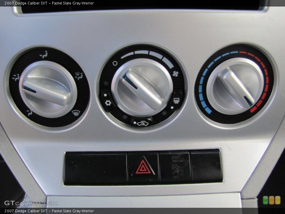 Pastel Slate Gray Interior Controls for the 2007 Dodge Caliber SXT #61721376