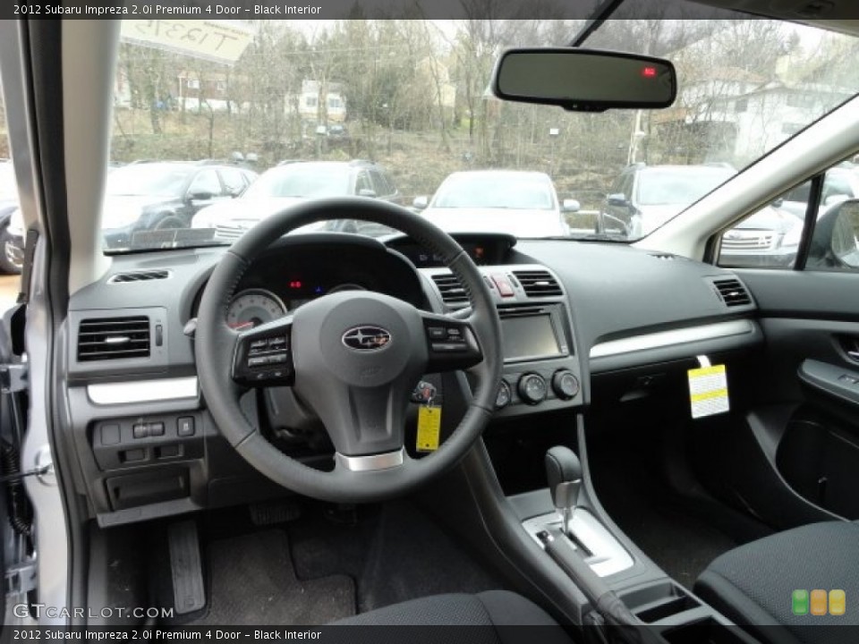 Black Interior Photo for the 2012 Subaru Impreza 2.0i Premium 4 Door #61721994