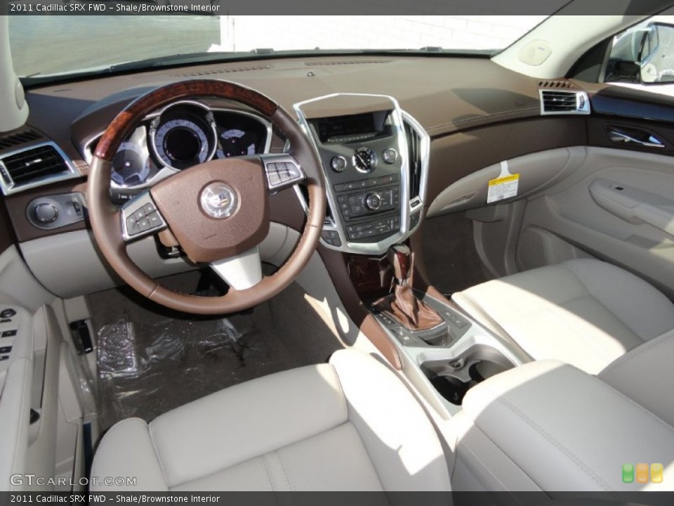 Shale/Brownstone Interior Dashboard for the 2011 Cadillac SRX FWD #61723404