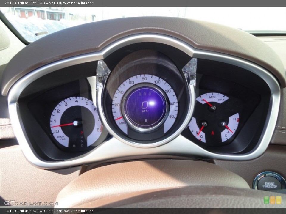 Shale/Brownstone Interior Gauges for the 2011 Cadillac SRX FWD #61723515