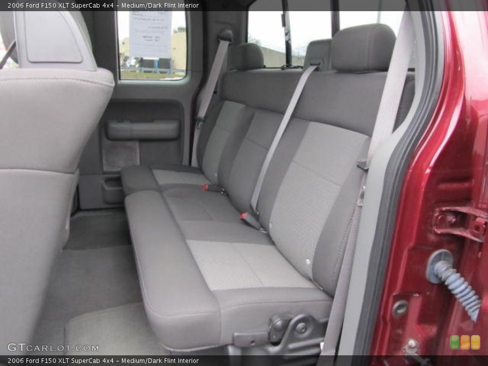 Medium/Dark Flint Interior Rear Seat for the 2006 Ford F150 XLT SuperCab 4x4 #61723731