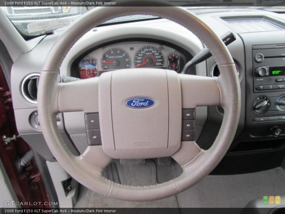 Medium/Dark Flint Interior Steering Wheel for the 2006 Ford F150 XLT SuperCab 4x4 #61723737