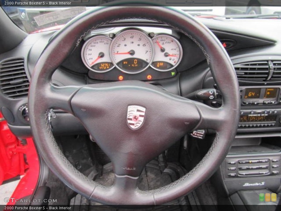 Black Interior Steering Wheel for the 2000 Porsche Boxster S #61724121