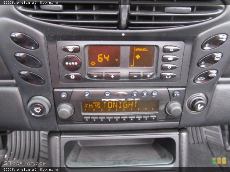 Black Interior Controls for the 2000 Porsche Boxster S #61724130