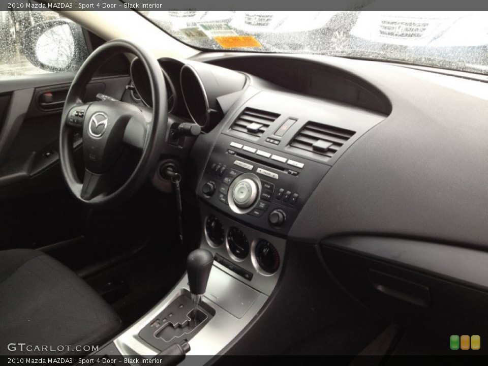 Black Interior Dashboard for the 2010 Mazda MAZDA3 i Sport 4 Door #61727181