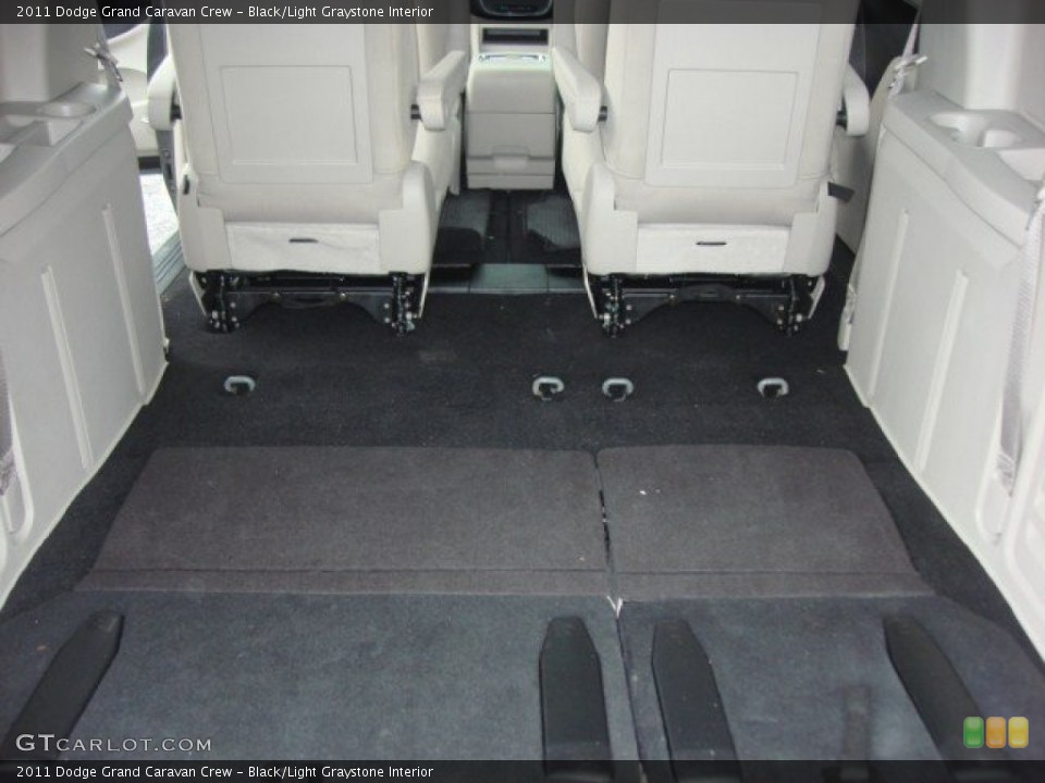 Black/Light Graystone Interior Trunk for the 2011 Dodge Grand Caravan Crew #61727598