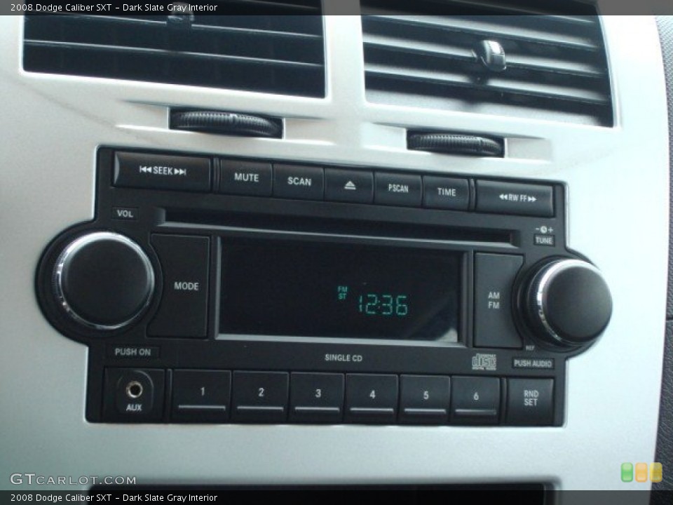 Dark Slate Gray Interior Audio System for the 2008 Dodge Caliber SXT #61730053