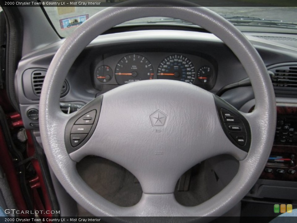 Mist Gray Interior Steering Wheel for the 2000 Chrysler Town & Country LX #61734660