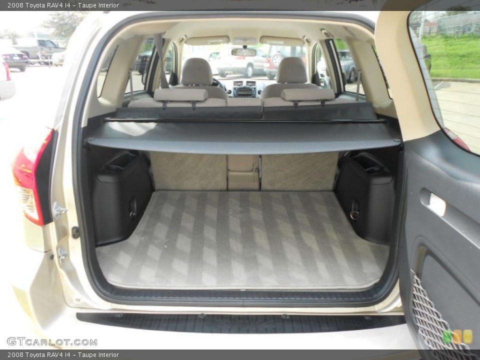 Taupe Interior Trunk for the 2008 Toyota RAV4 I4 #61736013