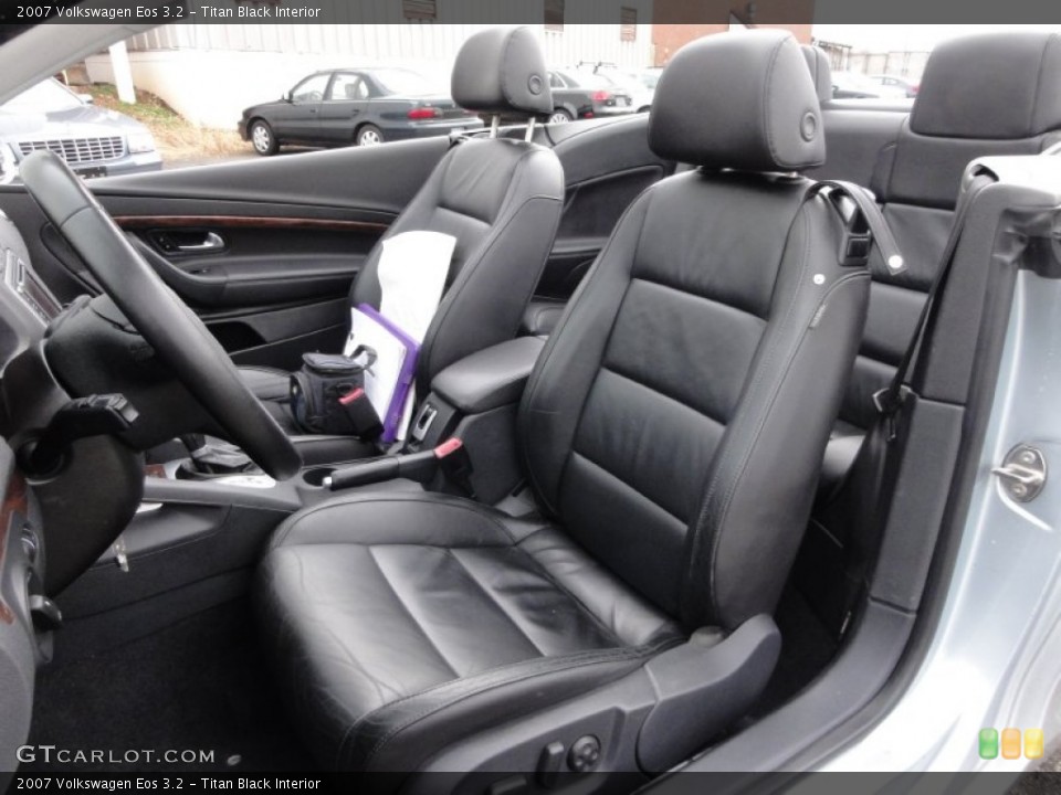 Titan Black Interior Photo for the 2007 Volkswagen Eos 3.2 #61736490