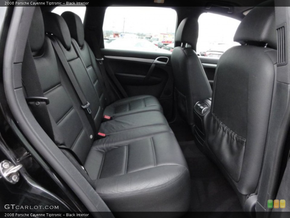 Black Interior Rear Seat for the 2008 Porsche Cayenne Tiptronic #61738199