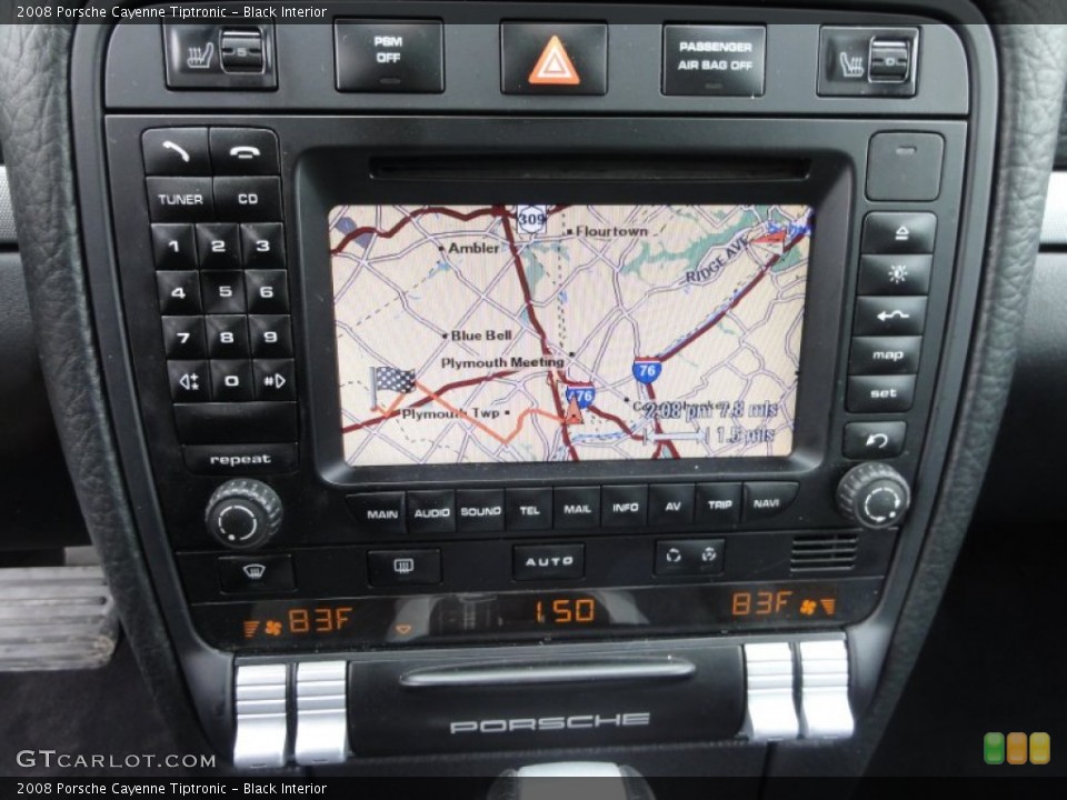 Black Interior Navigation for the 2008 Porsche Cayenne Tiptronic #61738350