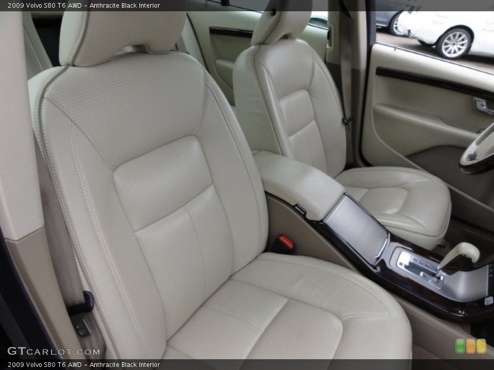 Anthracite Black Interior Photo for the 2009 Volvo S80 T6 AWD #61740426