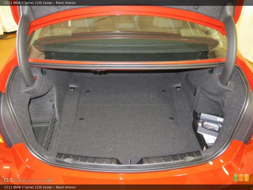 Black Interior Trunk for the 2012 BMW 3 Series 328i Sedan #61740486
