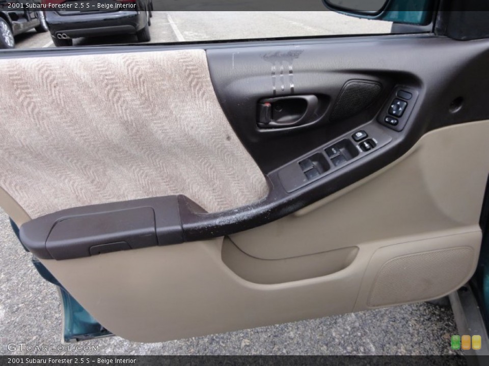 Beige Interior Door Panel for the 2001 Subaru Forester 2.5 S #61741304