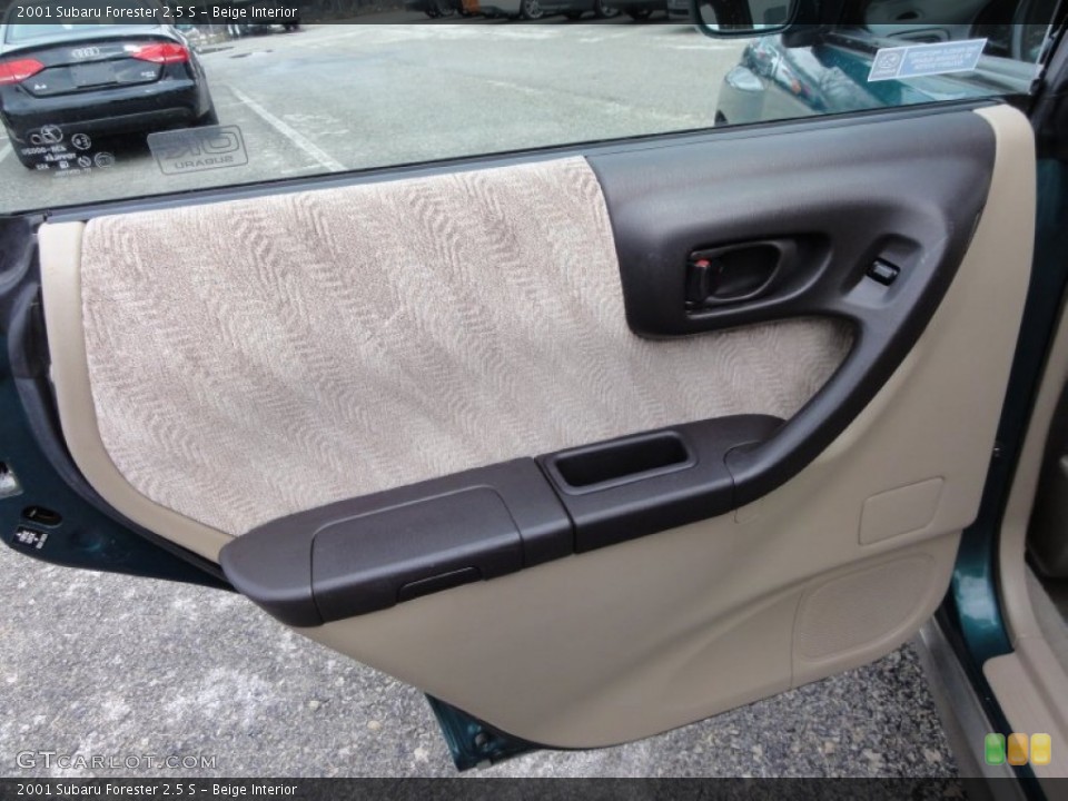 Beige Interior Door Panel for the 2001 Subaru Forester 2.5 S #61741419
