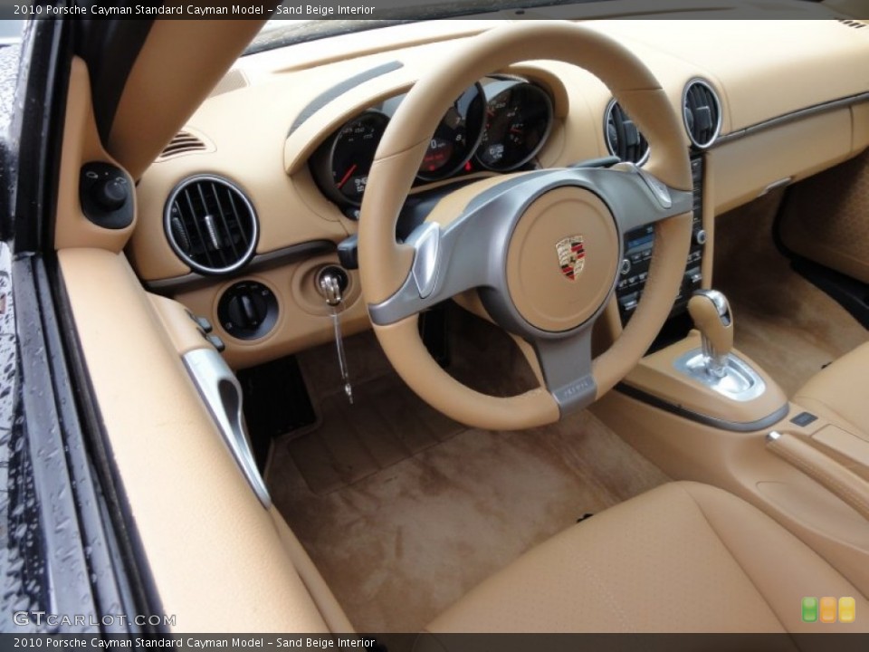 Sand Beige Interior Photo for the 2010 Porsche Cayman  #61742109