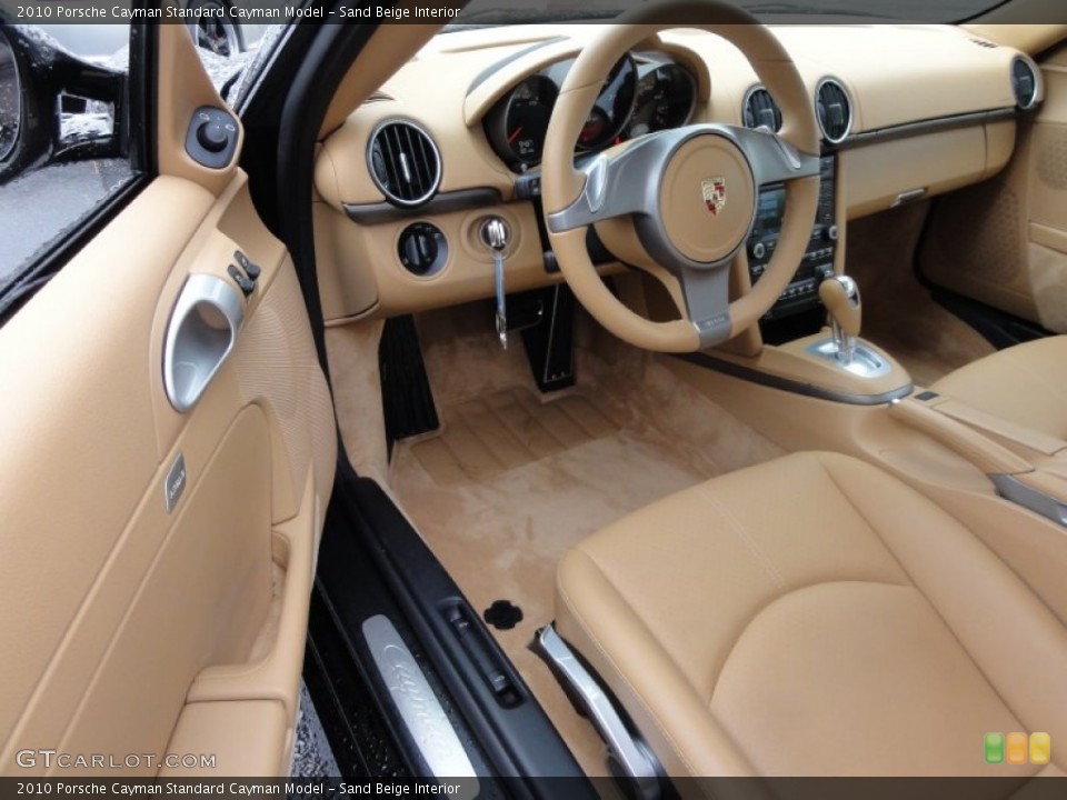 Sand Beige Interior Photo for the 2010 Porsche Cayman  #61742121