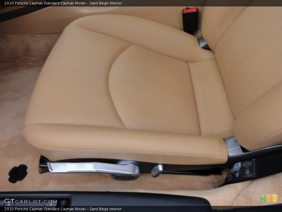 Sand Beige Interior Front Seat for the 2010 Porsche Cayman  #61742145